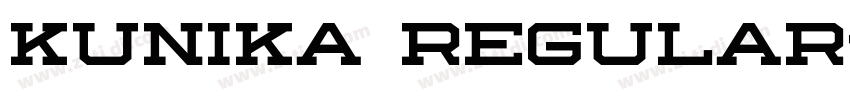 Kunika Regular字体转换 Kunika Regular字体转换